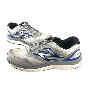 New Balance Men’s M1340WB3 White-Blue Running Shoe